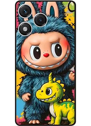 Чехол силиконовый бампер для huawei honor 400 lite с картинкой лабубу labubu