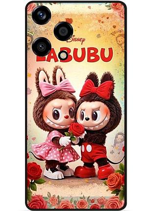Силіконовий бампер чохол для huawei honor 200 lite з малюнком лабубу labubu