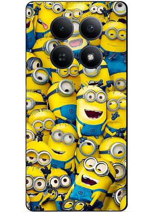 Силіконовий чохол бампер для xiaomi redmi note 15 pro 4g з малюнком міньйони minion