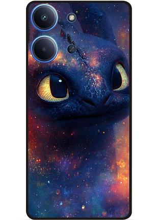 Силіконовий чохол бампер для xiaomi redmi 15c з малюнком как приручить дракона