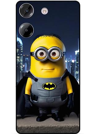 Силіконовий чохол бампер для xiaomi poco m7 pro з малюнком міньйон бетмен minion
