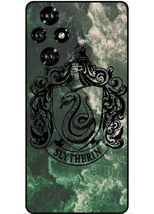 Чехол силиконовый бампер для huawei honor 200 с рисунком слизерин slytherin гарри поттер harry potter