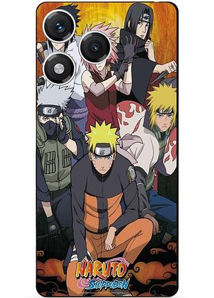 Чехол силиконовый бампер для huawei honor 400 lite с рисунком naruto наруто аниме
