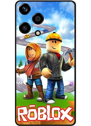 Силиконовый чехол для huawei honor 200 lite с картинкой roblox роблокс