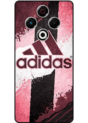 Чохол силіконовий бампер для tecno spark 30 (kl6) з картинкою адідас adidas
