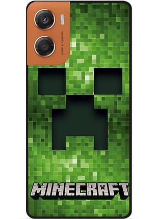 Силіконовий чохол бампер для motorola moto g06 гра minecraft майнкрафт
