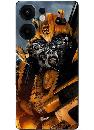 Силіконовий чохол бампер для oppo reno 13f з малюнком бамблбі bumblebee трансформери