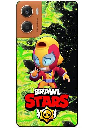 Силіконовий бампер чохол для motorola moto g06 з героєм бравл макс brawl