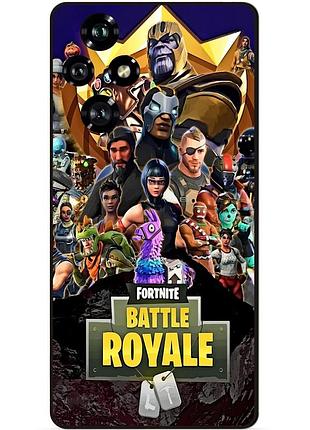 Силіконовий чохол бампер для huawei honor 200 з малюнком фортнайт fortnite