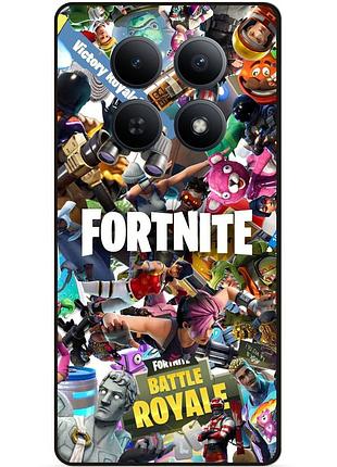 Силіконовий чохол бампер для xiaomi redmi note 15 5g з картинкою fortnite фортнайт