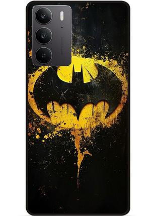 Чехол силиконовый бампер для realme c71 / c75 с рисунком бэтмен dc batman