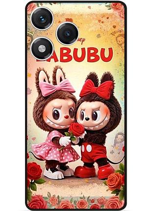 Силиконовый бампер чехол для huawei honor 400 lite с рисунком лабубу labubu