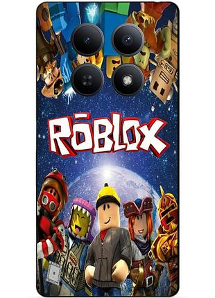Силіконовий чохол бампер для xiaomi redmi note 15 pro 5g з малюнком роблокс roblox