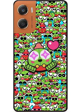 Силіконовий чохол бампер для motorola moto g06 стікери бравл spike brawl