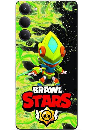 Силіконовий бампер чохол для oppo a5 4g з героєм бравл леон меха brawl