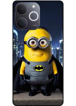 Силіконовий чохол бампер для realme note 70 з малюнком міньйон бетмен minion