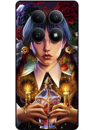 Силиконовый чехол для xiaomi redmi note 15 pro 5g с картинкой уэнздей wednesday