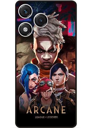 Силиконовый бампер чехол для huawei honor 400 lite arcane аркейн