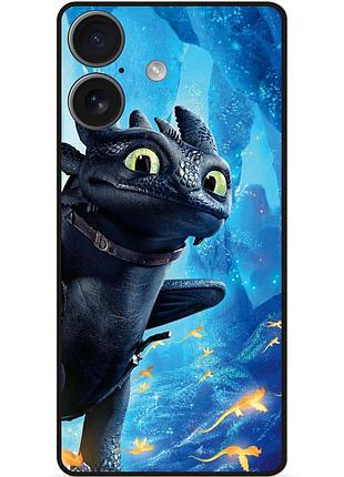 Чехол силиконовый для tecno spark go 2 (km4) с рисунком как приручить дракона dragon