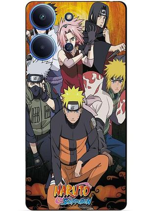 Чехол силиконовый бампер для xiaomi poco c85 с рисунком naruto наруто аниме