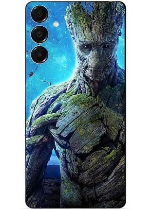 Чехол силиконовый бампер для samsung a57 с рисунком грут groot стражи галактики
