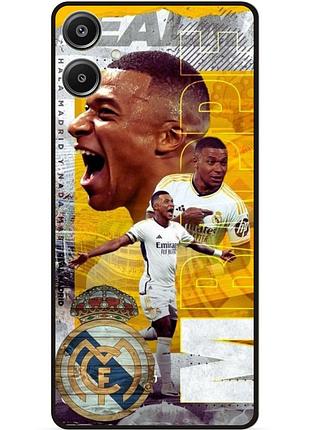 Силіконовий чохол бампер для samsung a07 з малюнком mbappe мбаппе real