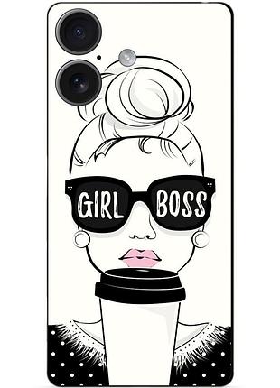 Чехол силиконовый бампер для huawei honor 400 с рисунком girl boss
