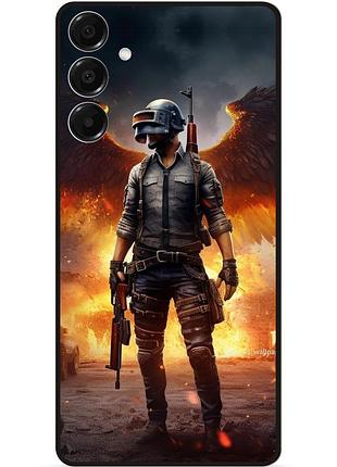 Силіконовий чохол бампер для samsung s25 fe з малюнком пабг pubg