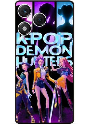 Силиконовый бампер чехол для huawei honor 400 lite с картинкой k-pop demon hunters