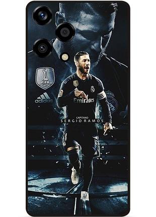 Чехол силиконовый бампер для huawei honor 200 lite с рисунком sergio ramos серхио рамос real madrid