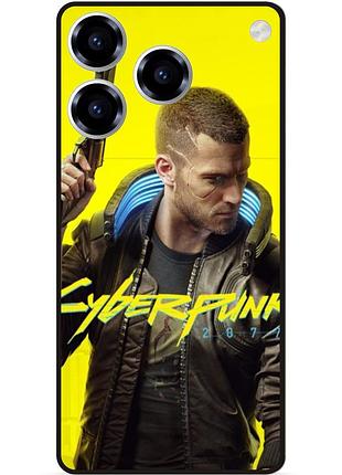 Чохол силіконовий для zte blade a76 з малюнком cyberpunk