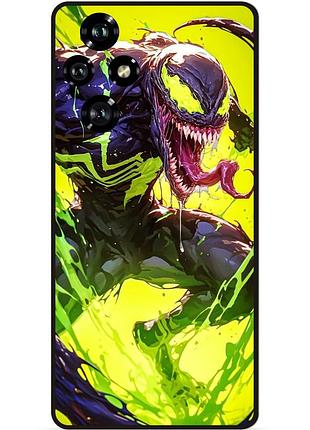 Чехол силиконовый бампер для huawei honor 200 с рисунком venom веном