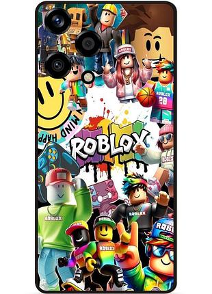 Силіконовий чохол бампер для huawei honor 200 lite з малюнком роблокс roblox