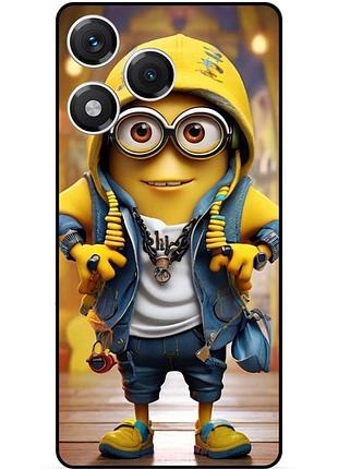 Чехол силиконовый бампер для huawei honor 400 lite с рисунком миньон боб minion