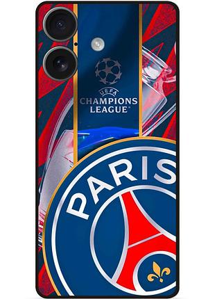 Чехол силиконовый бампер для huawei honor 400 с рисунком псж psg
