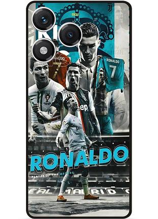 Силиконовый бампер чехол для huawei honor 400 lite с рисунком роналдо ronaldo