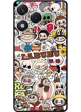 Силиконовый чехол бампер для huawei honor 400 lite с картинкой лабубу labubu