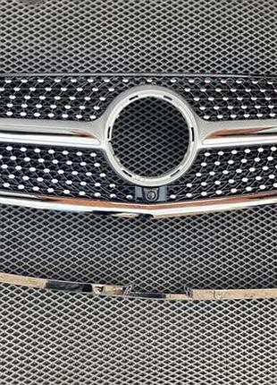 Решітка радіатора mercedes w447 2015-2018 diamond silver