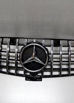 Решітка радіатора mercedes gle coupe c292 стиль panamericana