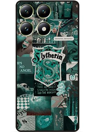 Чехол силиконовый для zte blade a56 с рисунком slytherin слизерин драко малфой гарри поттер harry
