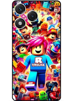 Силіконовий чохол бампер для huawei honor 400 lite з малюнком roblox роблокс