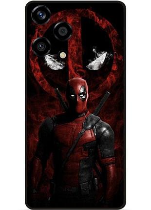Силиконовый чехол бампер для huawei honor 200 lite с рисунком deadpool дэдпул