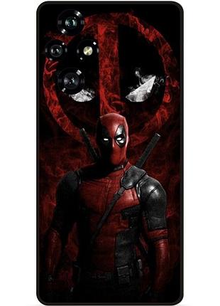 Силиконовый чехол бампер для huawei honor 200 с рисунком deadpool дэдпул