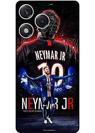 Чехол силиконовый бампер для huawei honor 400 lite с рисунком неймар neymar