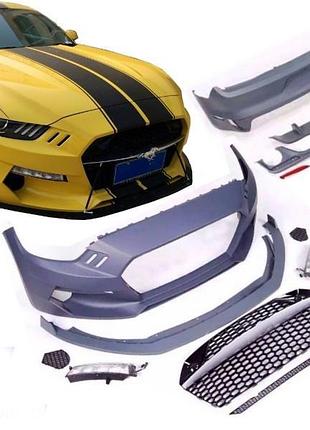 Обвес ford mustang vi стиль gas rocket (под одинарные насадки с обеих сторон)