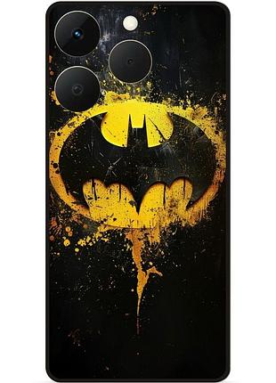 Чехол силиконовый бампер для realme 15t с рисунком бэтмен dc batman