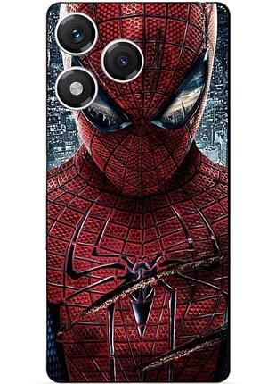Силиконовый бампер чехол для huawei honor 400 lite человек паук spider man