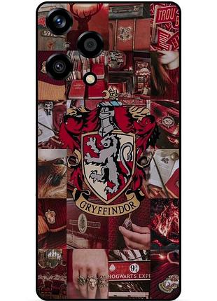 Чехол силиконовый бампер для huawei honor 200 lite с рисунком гриффиндор gryffindor гарри поттер harry potter