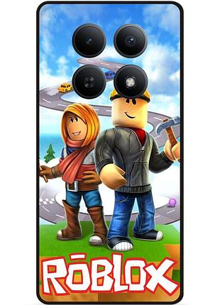 Силіконовий чохол бампер для xiaomi redmi note 15 pro 5g з картинкою roblox роблокс
