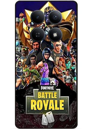Силиконовый бампер чехол для xiaomi redmi note 15 pro 5g с рисунком фортнайт fortnite